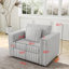 Futon-chaise convertible 3-en-1 avec ports USB-106634637