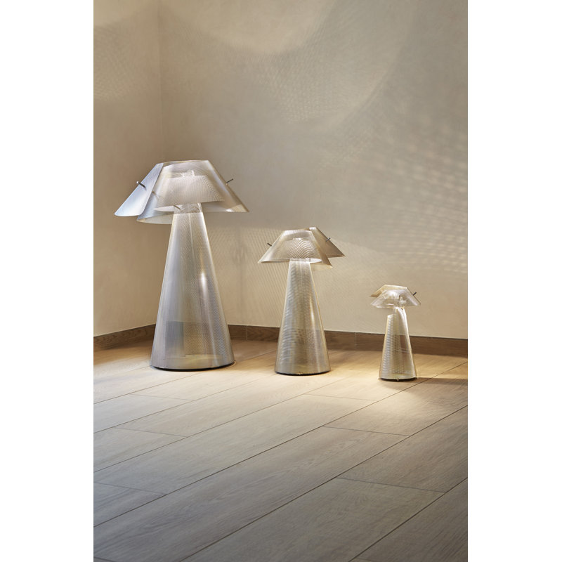 Whirlwind Table Lamp, 13.7" H x 7.4" W x 7.4" D