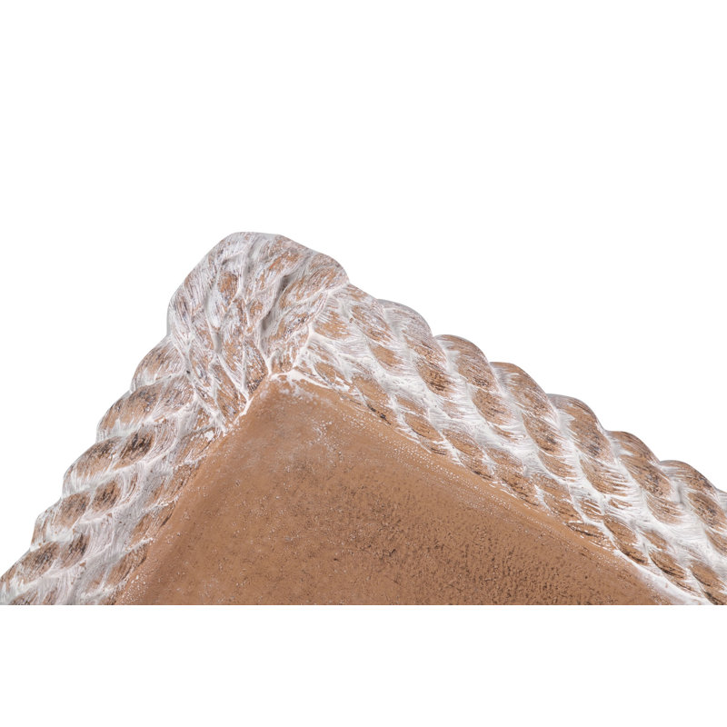 Tukwila Resin Decorative Tray, Natural