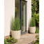 Set of 2 Plant Pots DRABA 44 cm Beige