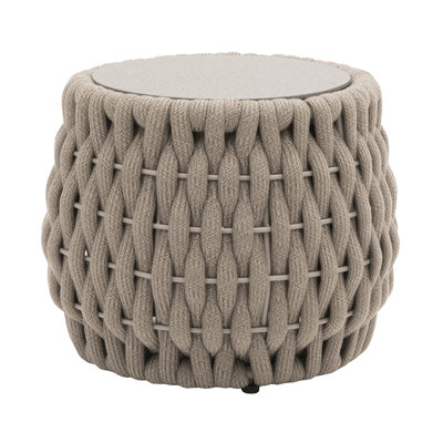 Darpan Round Outdoor Side Table , 54cm cm W 54cm cm D