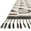 Tapis naturel / noir noué à la main Benjamin-2037542264