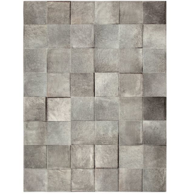 Bellomy Cowhide Patchwork Indoor Rug