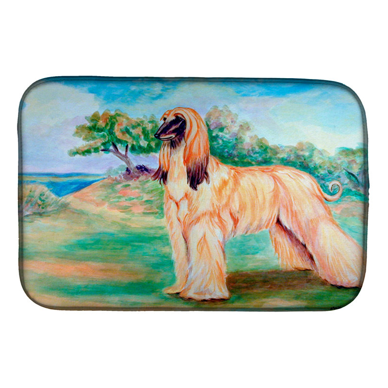 Tapis de séchage hound afghan