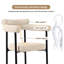 46.5cm H Upholstered Back Armchair-1424593453