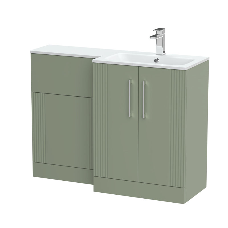 Deco 1105 mm Bathroom Vanity, Satin Green