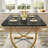 Julianah Unfinished Metal Base Dining Table-989731593-985061129