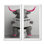 «Pink Highland Cow lecture sur la toilette», reproduction d'art sur toile, 2 pièces