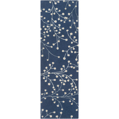 Elsberry Hand Tufted Wool Floral Indoor Rug