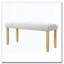 Banc rembourré moderne capitonné