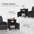 Farmhouse Nairoby Nightstand, End Table, End Tables with Barn Door and Shelf, Modern Bed Side Table Rustic Nightstands Set for Bedroom, Living Room ﻿-208205223-253371659