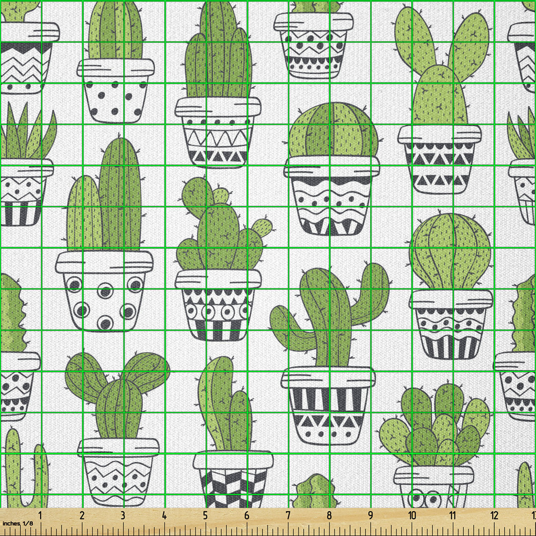 Cromarty Succulent Spiky Cacti Pots Exotic Houseplants Multi-Purpose Fabric