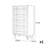 French Style Retro Elegant Accent Cabinet