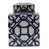 Geometric Shape White/Navy selected