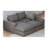 Demarco Modern Boneless Corduroy Modular Sectional Sofa with Reversible Chaise and Neck Pillow Support-115751546