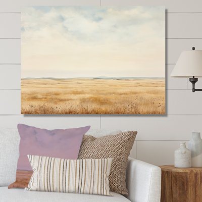 Prayies Endless Meadows Scenery Minimalisme I