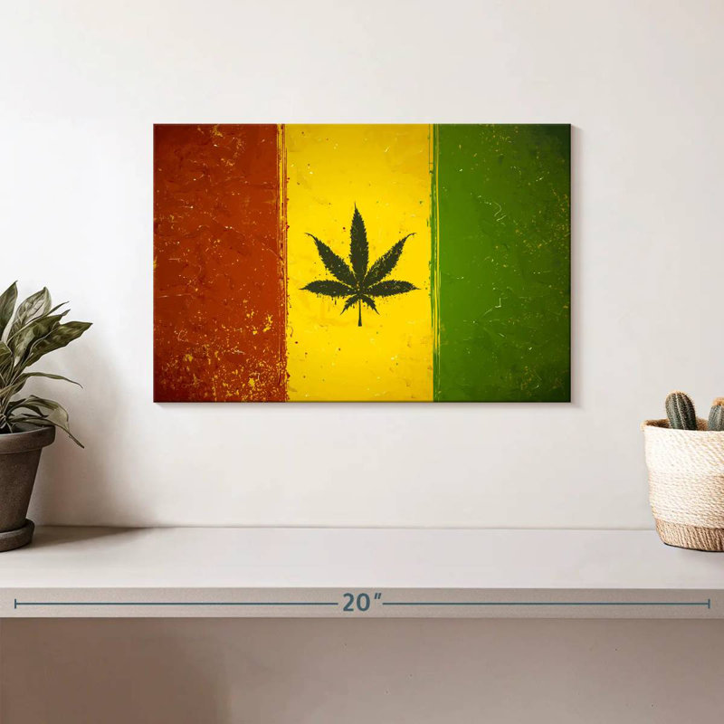 Cannabis Country Flag, 8" H x 12" W