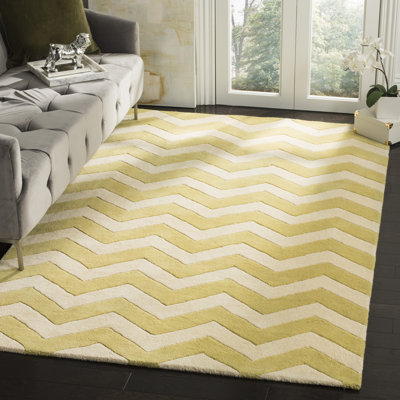 Teresita Chatham Hand Tufted Wool Chevron Rug