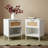 White Nightstand – Boho Bedside Tables