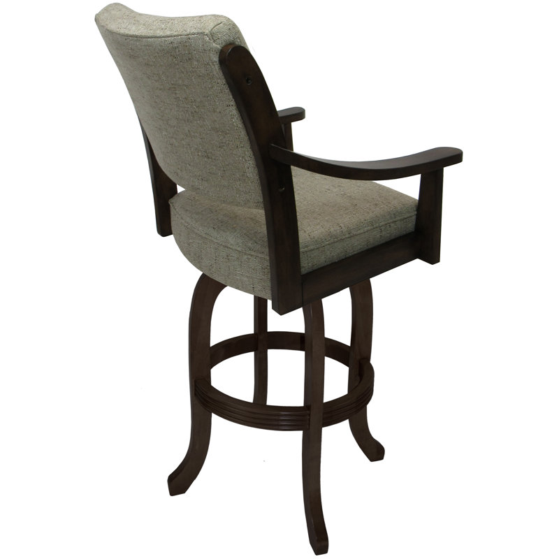 Hemsath Driftwood On Asian Grey, Brun, Bar Stool (30" Seat Height)