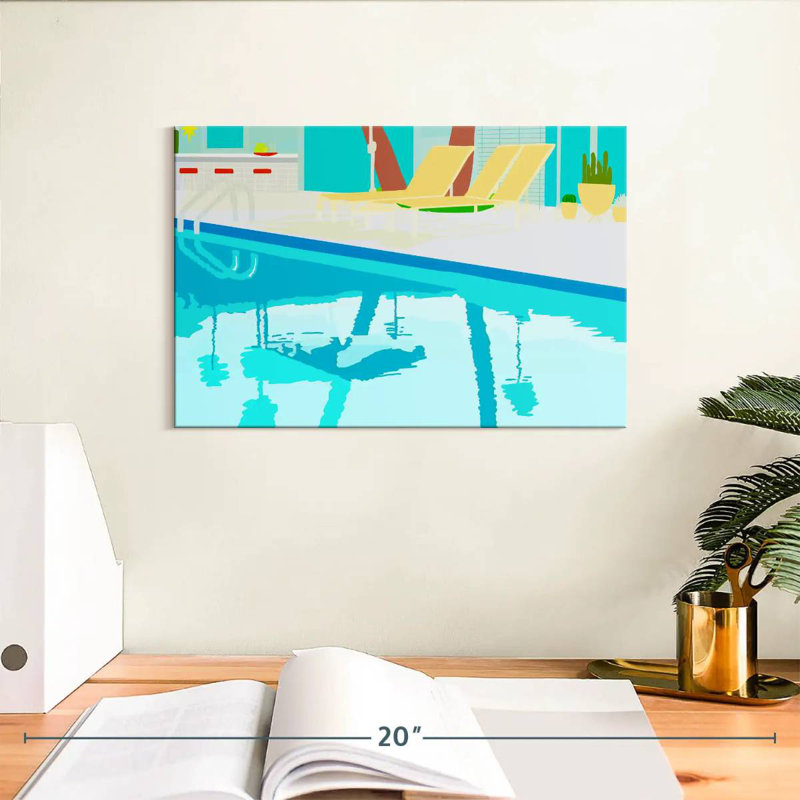 Lilie Poolside, 8" H x 12" W