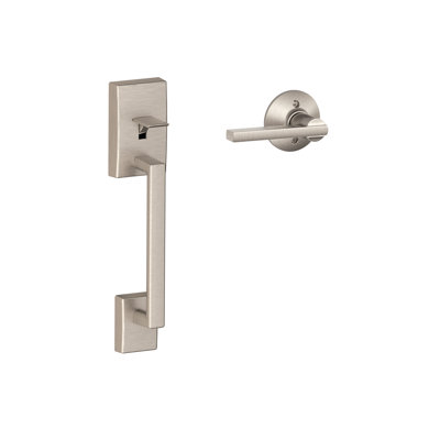 Century Lower Half Handleset and Latitude Door Lever Set (Deadbolt Sold Separately)
