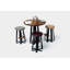 Stool with Metal Frame-85766731