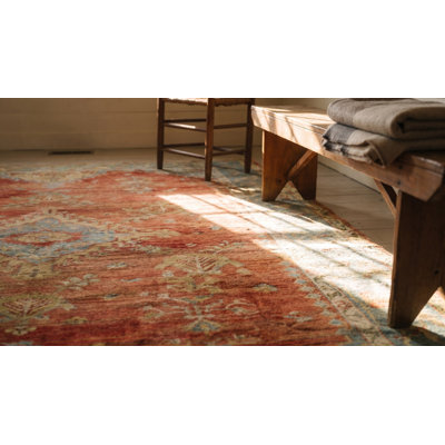 Rustic Tribal Antique Late 19th Century Turkish Oushak Area Rug