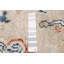 Tapis unique en laine noué à la main 8 pi x 9 pi 11 po nouvel âge en beige / bleu / rouille Jules