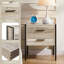 Oscar 2 Drawer Bedside Table-826882616
