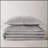 Full/Queen 3 Piece Cotton Quilt Set Light Gray