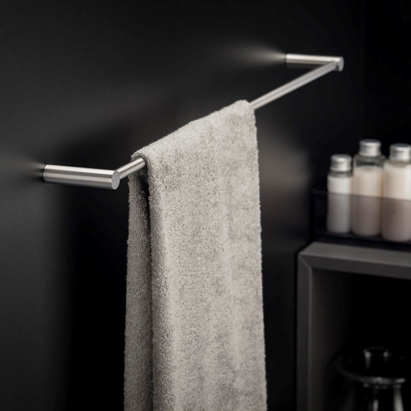Alcanza 7 cm L Stainless Steel Towel Stand