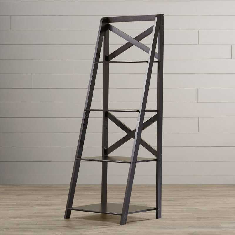 Derrik Ladder Bookcase, Espresso