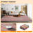 Large Washable Area Rug 9x12 Modern Braided Print Bedroom Rug with Non-Slip Backing, -Soft Neutral Indoor Mat, Foldable Low Pile Floor Cover for Living Room, Dining Room, Colorful-1967158218