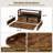 2-Tier Washer Dryer Countertop with Shelf & 2 Drawers, Guardrails, Laundry Folding & Storage Organizer-123949339