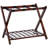 Casual Home Luggage Rack, Walnut, Solid Wood