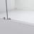 52 in. W x 78 in. H Single Added Frameless Shower Door with Clear Glass-66707855