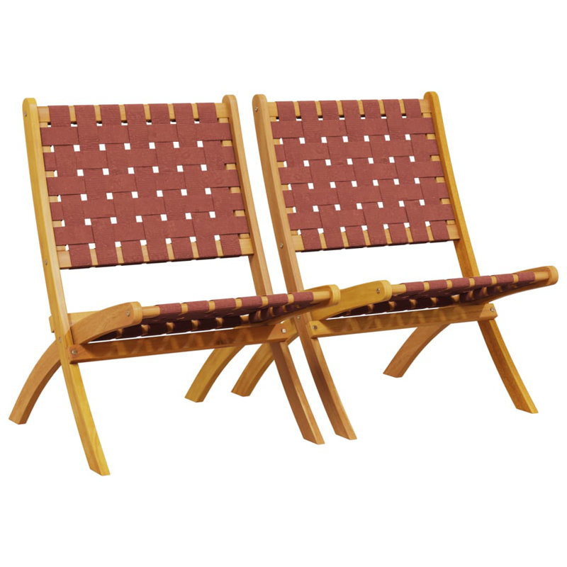 Yoakum Patio Dining Accent Chair, Red
