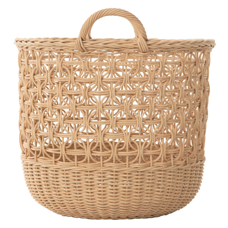 Laundry Basket with Handles, 18.5" H x 18" W x 18" D