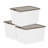 Stack and Pull Plastic Storage Bin