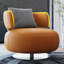 Chaise berçante moderne rembourrée