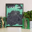 Auckland City Map - No Frame Print-112209790