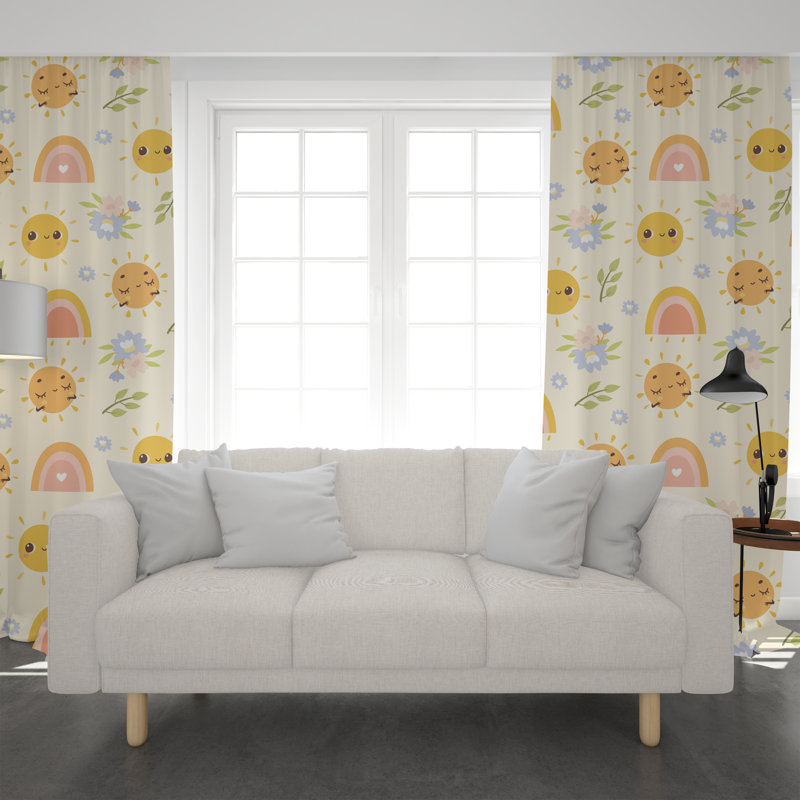 Paire de rideaux obscurcissant Chorleywood, L 20 po x H 52 po