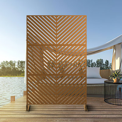 6 ft. H x 4 ft. W Metal Privacy Screen