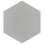 Carreau de porcelaine 9 po x 10 po Textile Hex-913561094