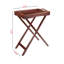 Meuble télé Elliot Butler avec plateau de service au fini noyer, H 27,13 po x L 23,91 po x P 14,37 po