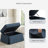 Upholstered Skirted Rectangular Storage Ottoman with Lift-Top-1163956762