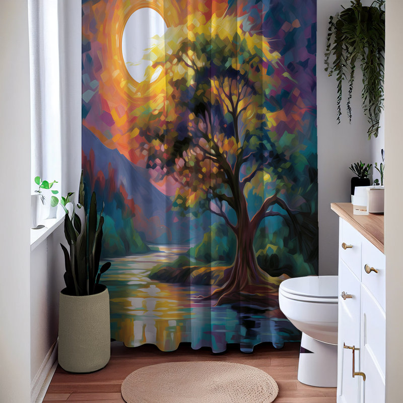Shower Curtain, 72" H x 70" W