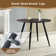Cerca 100CM Round Dining Table Dark Walnut