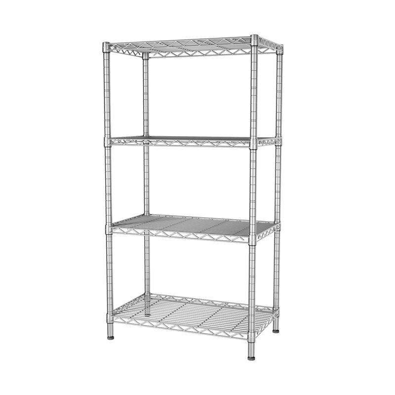 Tablettes de rangement réglables, Argent argent, H 47,2 po x l 23,2 po x P 13,4 po